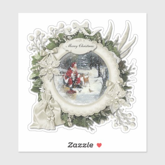 Sticker Joyeux Noël (Feuille)