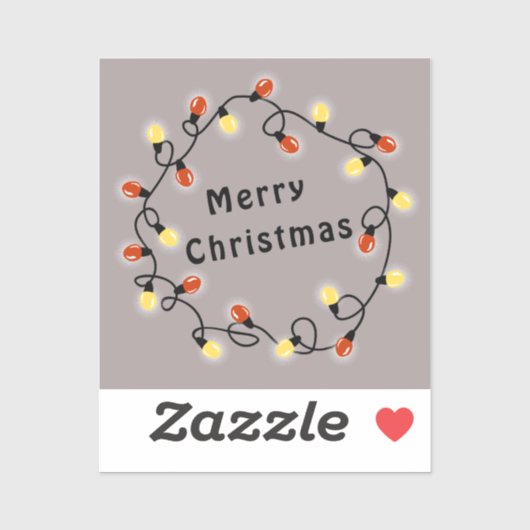 Sticker Joyeux Noël (Feuille)