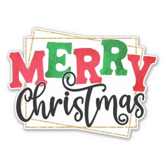 Sticker Joyeux Noël (Devant)