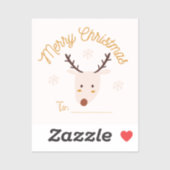 Sticker Joyeux Noël (Feuille)