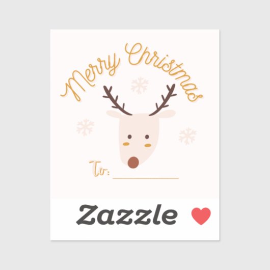 Sticker Joyeux Noël (Feuille)