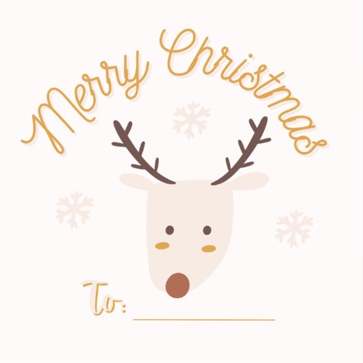 Sticker Joyeux Noël (Recto)