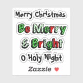 Sticker Joyeux Noël (Feuille)