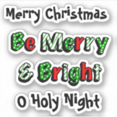 Sticker Joyeux Noël (Devant)