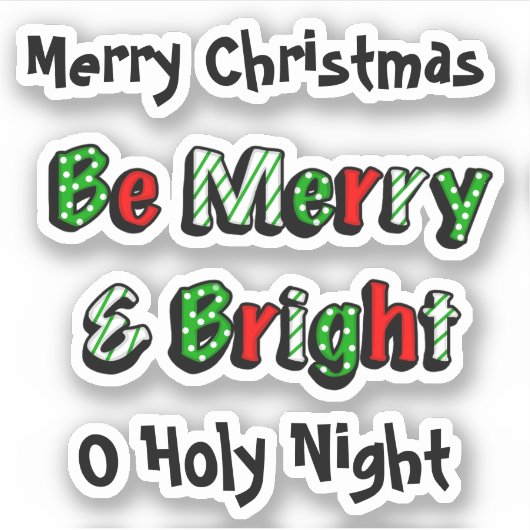 Sticker Joyeux Noël (Devant)