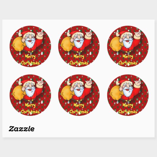 Sticker Joyeux Noël (Feuille)