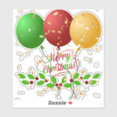 Sticker Joyeux Noël (Feuille)