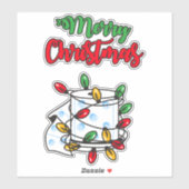 Sticker Joyeux Noël 2020 - Toilet Paper Edition (Feuille)