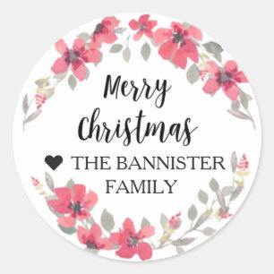 Sticker Joyeux Noël - Berry Red xmas