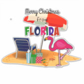 Sticker Joyeux Noël de Floride (Devant)