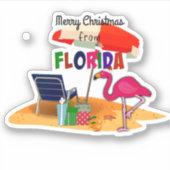 Sticker Joyeux Noël de Floride (Devant)