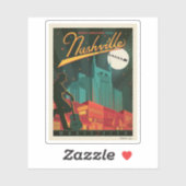 Sticker Joyeux Noël de Nashville (Feuille)