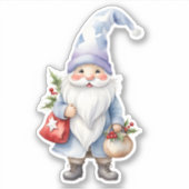 Sticker Joyeux Noël Gnome Elf (Devant)
