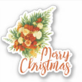 Sticker Joyeux Noël Halloween Nouvel An (Devant)