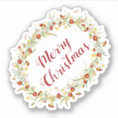 Sticker Joyeux Noël Halloween Nouvel An (Devant)