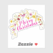 Sticker Joyeux Noël Halloween Nouvel An (Feuille)