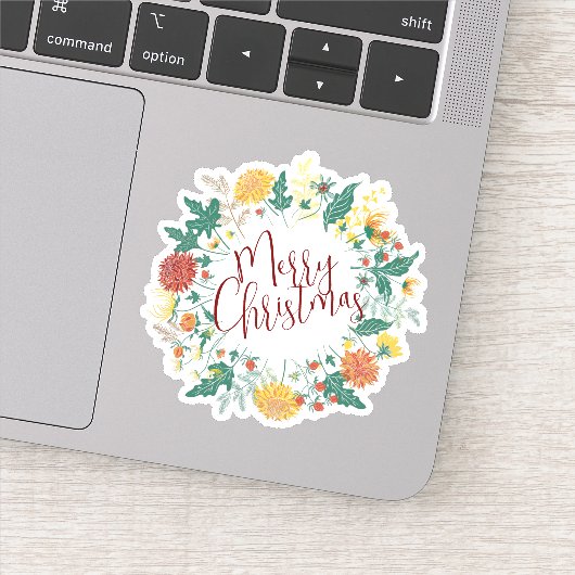 Sticker Joyeux Noël Halloween Nouvel An (Détail)