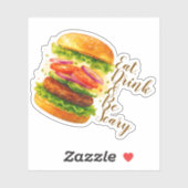 Sticker Joyeux Noël Halloween Nouvel An (Feuille)