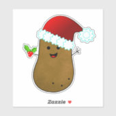 Sticker Joyeux Noël Patate (Feuille)
