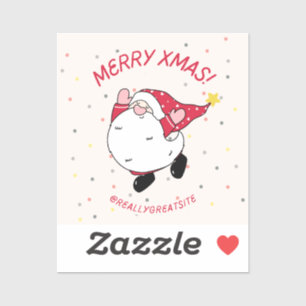 Sticker Joyeux Noël @reallygésite