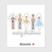 Sticker Joyeux Noisette de Noël (Feuille)