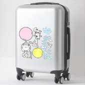 Sticker Joyeux Nouvel An Chatons  (Sur valise)