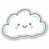 Sticker Joyeux nuage (Devant)