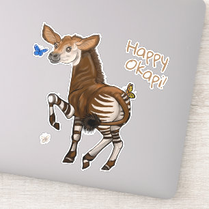 Sticker Joyeux Okapi !