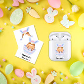 Sticker Joyeux Pâques mignonette Nom personnalisé