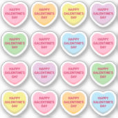 Sticker Joyeux pastel de la Saint-Galentin, bonbons person (Devant)