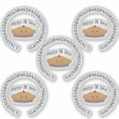 Sticker Joyeux Pi Day Pie (Devant)