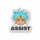 Sticker Joyeux Roi Eric | Célébration de l'Assistance aux  (Devant)