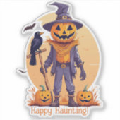 Sticker Joyeux Scarecrow Jack-o-Lantern (Devant)
