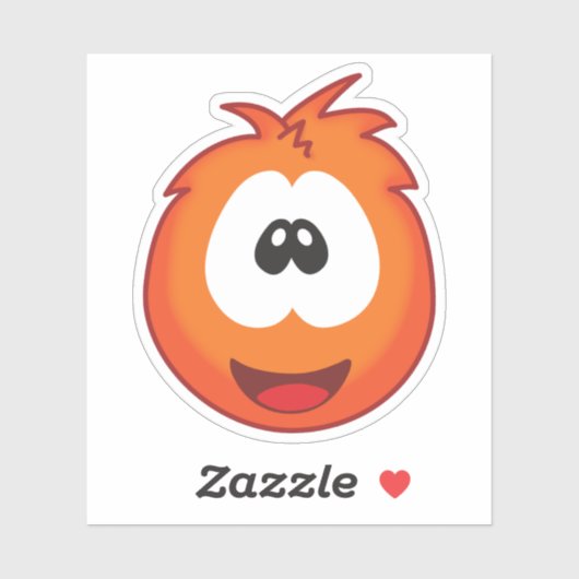 Sticker Joyeux Sneezies Orange (Feuille)