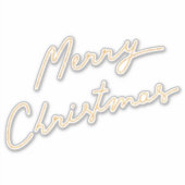 Sticker Joyeux texte du script de Noël (Devant)