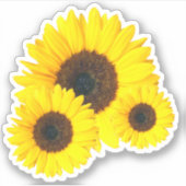 Sticker Joyeux tournesol d'été (Devant)