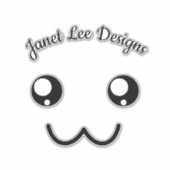 Sticker Joyeux visage noir avec nom (Devant)