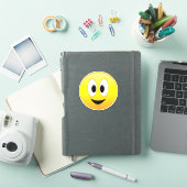 Sticker Joyeux visage souriant (Couverture iPad)