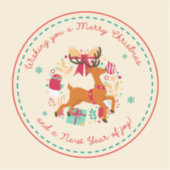 Sticker Joyeux voeux de Noël (Recto)