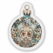 Sticker Joyful Christmas Ornament: Beautifully Crafted (Devant)
