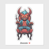 Sticker Juger le démon (Feuille)