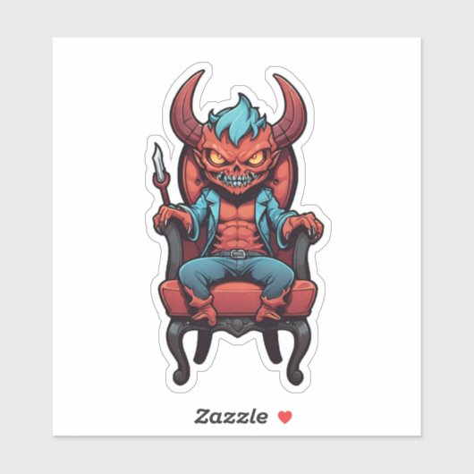 Sticker Juger le démon (Feuille)