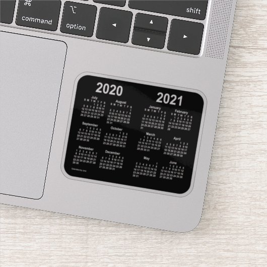 Sticker Juillet 2020 Tru Juin 2021 Calendrier par Janz Bla (Détail)