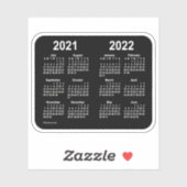 Sticker Juillet 2021 Tru Juin 2022 Calendrier scolaire par (Feuille)