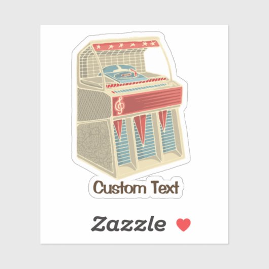Sticker Juke-box (Feuille)