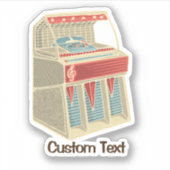 Sticker Juke-box (Devant)