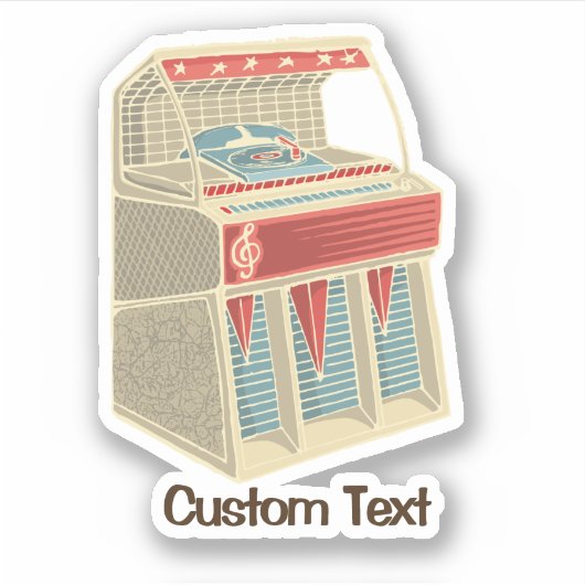 Sticker Juke-box (Devant)