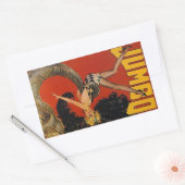 Sticker  Jumbo Olifant Circus Show Meisje Up (Envelop)