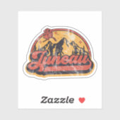Sticker Juneau (Alaska) (Feuille)