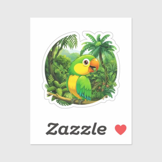 Sticker Jungle Vibes (Feuille)